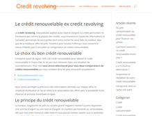 Tablet Screenshot of credit-revolving.net